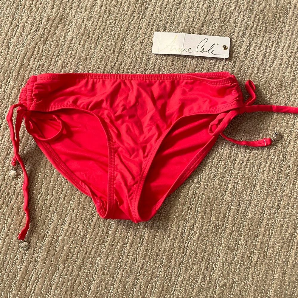 bikini bottom - Anne Cole. Size Small. Beautiful bright coral color.